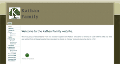 Desktop Screenshot of kathanfamily.com